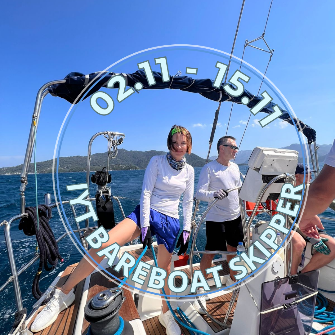 14 days: IYT Bareboat Skipper + VHF Operator