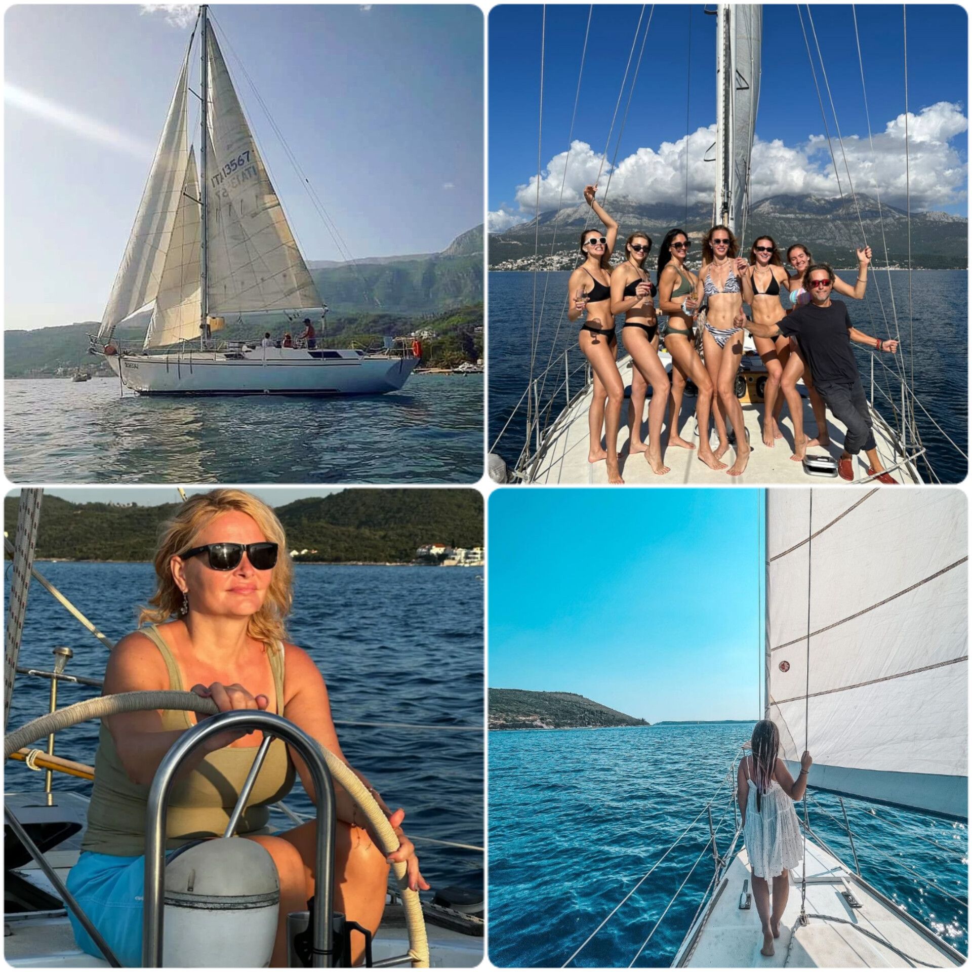 Sailing in Montenegro 