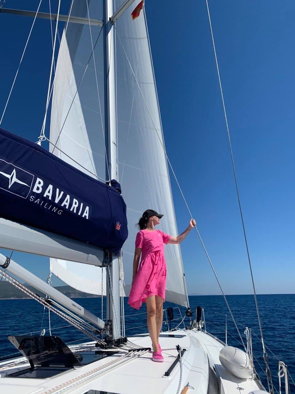 Sail trip on Bavaria yacht