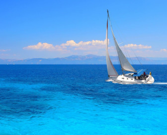 The beauty of Ionic sea. Sailing trip in Greece, Cruise, Greece, Ionian