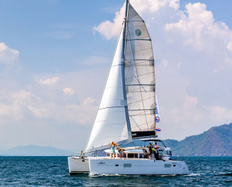 Sailing catamaran day trip, One day charter, Thailand, Andaman sea