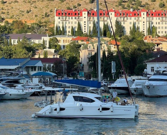 Catamaran in Crimea, One day charter, Russia, Black Sea