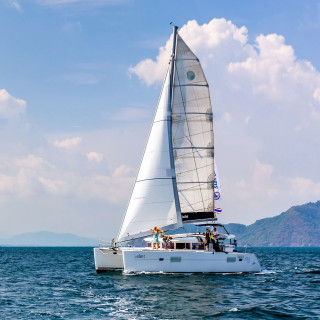 Sailing catamaran day trip, One day charter, Thailand, Andaman sea