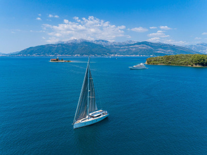 Day on a yacht with an overnight stay, One day charter, Montenegro, Lustica