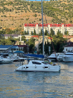 Catamaran in Crimea, One day charter, Russia, Black Sea