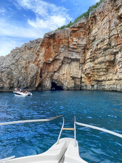 Motor boat Trip Zanjica Beach and Blue Cave, One day charter, Montenegro, Herceg Novi