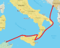 Transfer of a yacht from Bizerte (Tunisia) to Tivat (Montenegro), Перегон, Тунис, Тунис