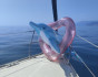 Enchanting sunset on a sailing yacht from Bar, One day charter, Montenegro, Bar